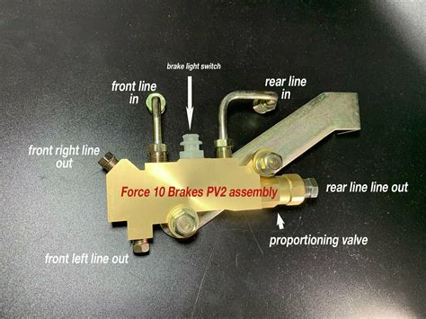 diy brake line junction boxes and proportion valves|proportioning valve line adapter.